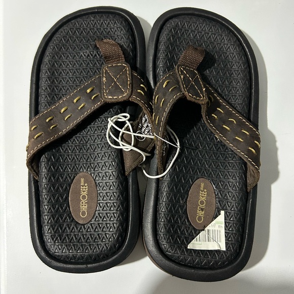 Cherokee Boys Flip Flops/ Sandals Size 1 - Picture 1 of 2